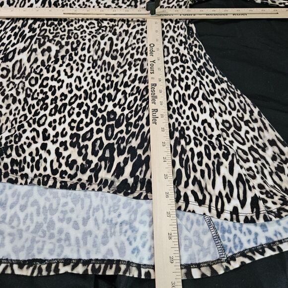 Cable and Gauge Womens Top Multi-Color Size Medium Viscose Blend Long Sleeve - Picture 4 of 12